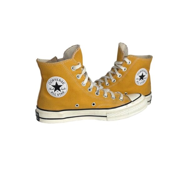 Converse Chuck Taylor All Star High Tops Womens US 8.5 Mens 6.5 Yellow Gold - Picture 10 of 13